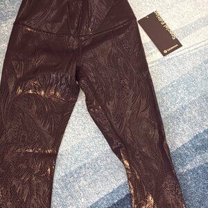 Lululemon Wunder Under High-Rise Tight 28" *Shine, Size 6, NWT